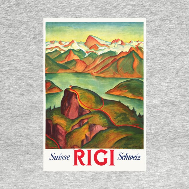 Rigi Switzerland Vintage Poster 1933 by vintagetreasure